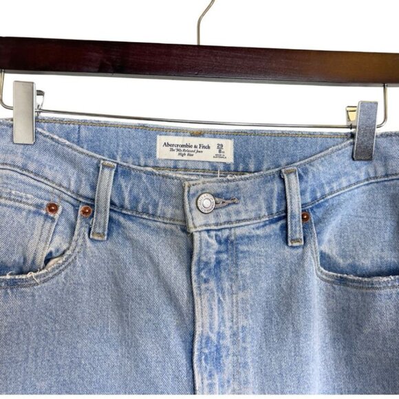 Abercrombie & Fitch Women's High Rise 90s Relaxed Jeans Size 29 - Picture 5 of 8
